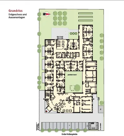 Seniorenzentrum Große Roßbergstraße, Leer (Unverb. Illustration)
